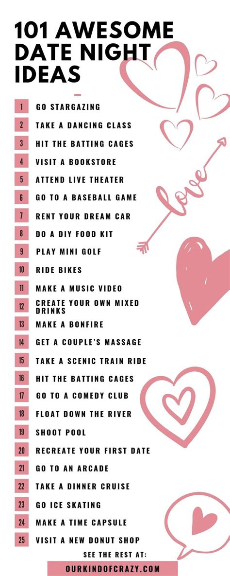 dejt ide|109 Best Date Night Ideas 